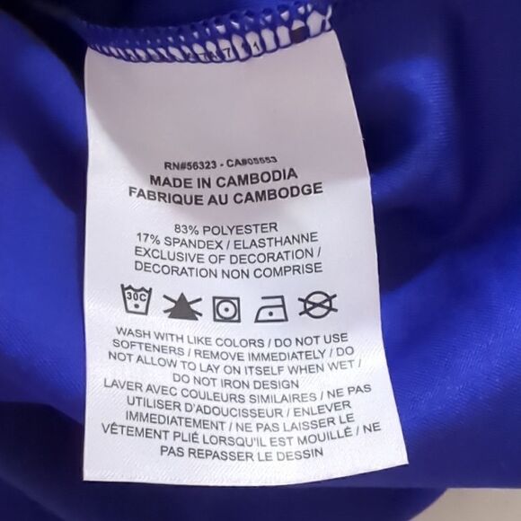 NWT Nike Blue Long Sleeve Polo Bodysuit - Picture 6 of 6